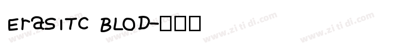 ErasITC BLOD字体转换